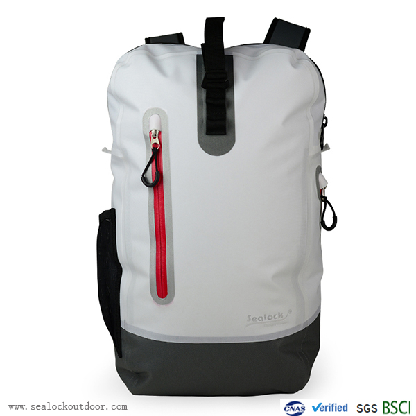 Kalis air Zipper Motosikal Backpack