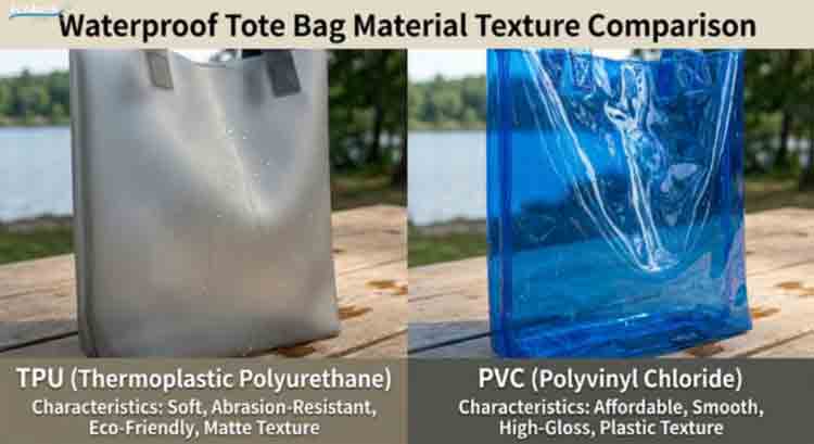 TPU vs PVC Beg Sandang Kalis Air Bahan Yang Tahan Lebih Lama