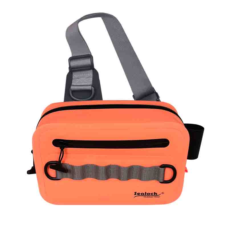 Pek Pinggang Sling Kalis Air dengan Zip Kedap Udara