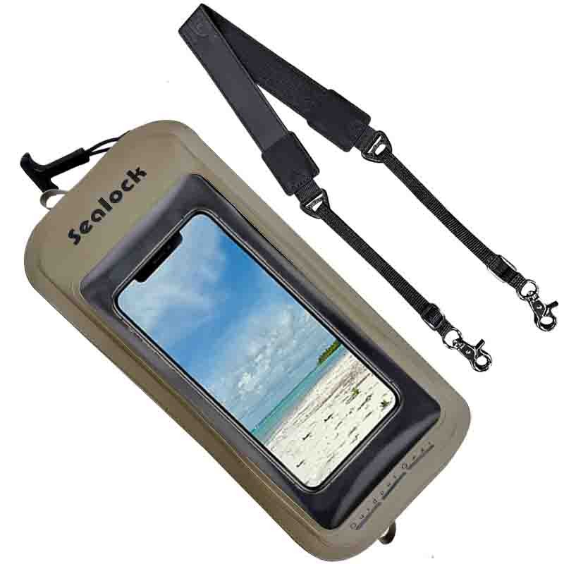 Kantung telefon ritsleting kalis air